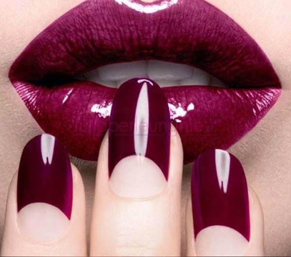 Esempio di trucco e ricostruzione delle unghie