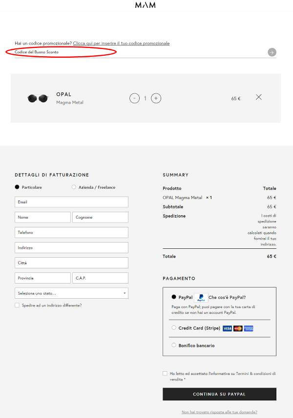 Come risparmiare con una codice sconto MAM Originals