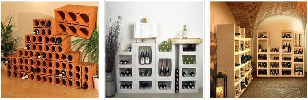 Alcuni dei modelli proposti sul sito cantinetta-vino-plus.it