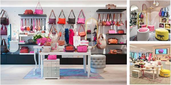 Immagine di alcuni dei punti vendita Kipling