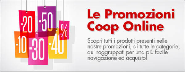 Risparmiare grazie alle promozioni Coop Online
