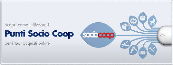 Utilizzare i Punti Socio Coop anche Online