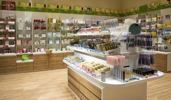 Uno dei punti vendita di Bottega Verde